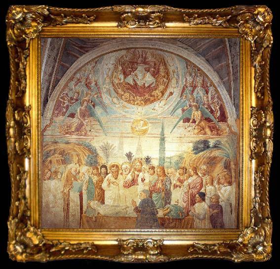 framed  GOZZOLI, Benozzo Death of Mary gfh, ta009-2